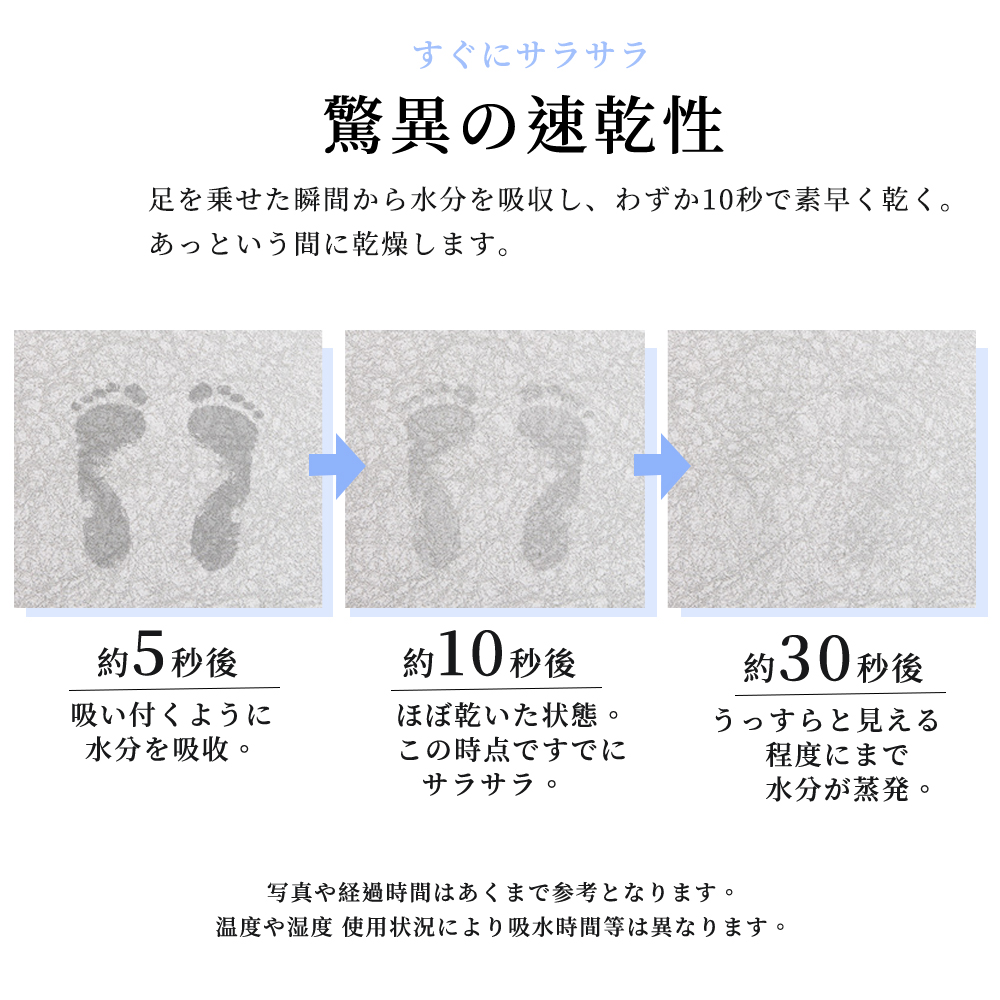 珪藻土バスマット 珪藻土マット 珪藻土 プレゼント ギフト バスマット 足拭きマット 足ふきマット お風呂マット 水切りマット 速乾 吸水 おしゃれ 可愛い かわいい 北欧 お祝い 贈り物 内祝 新築祝 HUMUS 送料無料 C-44 - 画像 (4)