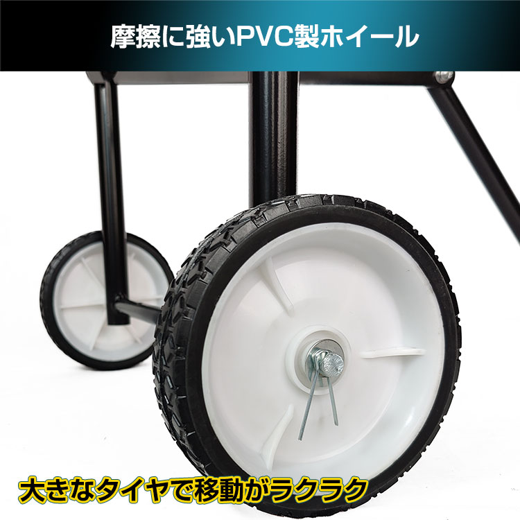 船外機用カート 船外機スタンド キャリースタンド 折りたたみ 耐荷重100kg 耐久性 スチール製フレーム キャリア 釣り用品 od470 - 画像 (3)