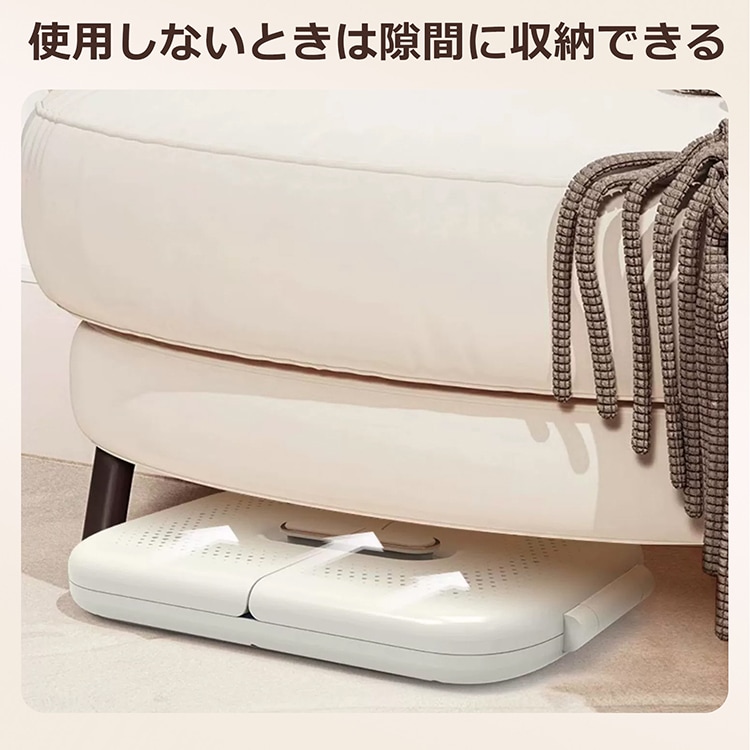 電気フットウォーマー 電気足温器 足元ヒーター 折りたたみ式 三面発熱 4段階温度調整 防水 静音 隙間収納できる 靴や靴下の乾燥 男女兼用 防寒対策 暖房器具 sg137 - 画像 (10)