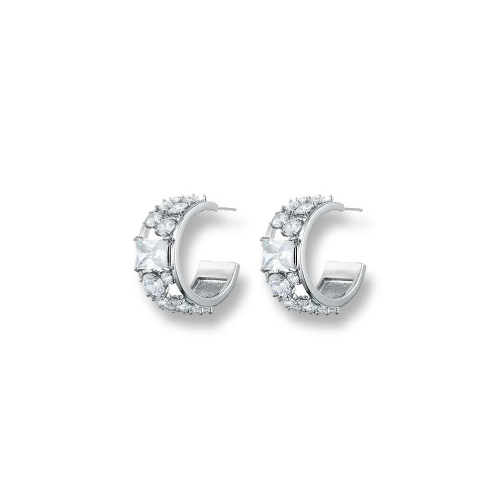 ピアス フープピアス リングピアス シンプル 金属アレルギー対応 シルバー925 レディース ピアス リング シンプル 普段使い デイリー オフィス 通勤 女性 プレゼント jtl03031 - 画像 (5)